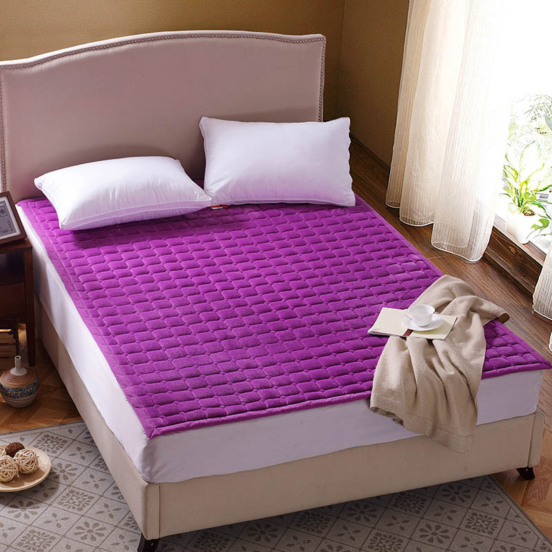 法莱绒保暖抗静电加厚床垫超柔软床护垫软床垫可折叠新品促销