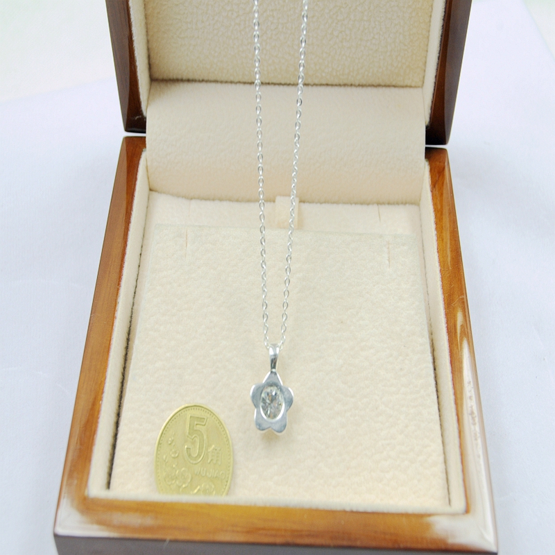 青岛韩国流行饰品批发项链F43-2质感铜链镀真银超值