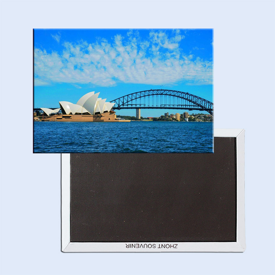 居家日用澳大利亚悉尼歌剧院风景旅游纪念礼品磁贴冰箱贴5478创意