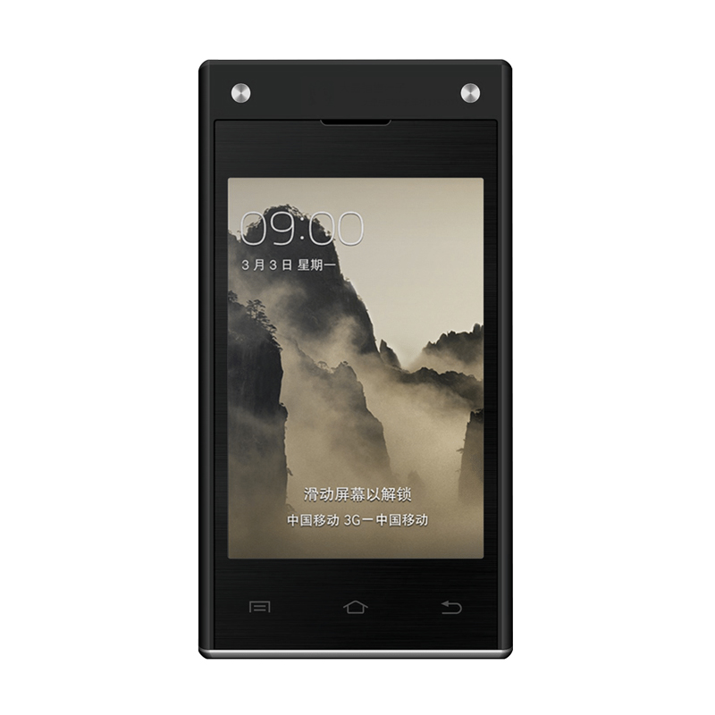 Daxian/大显 W2015双模双待触摸翻盖手机老人手机双屏商务微信
