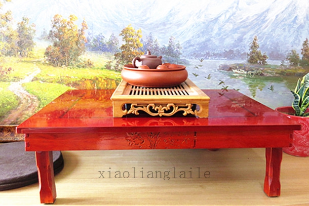 韩式炕桌茶几桌子折叠桌飘窗桌实木茶几炕桌炕桌折叠炕桌实木方桌