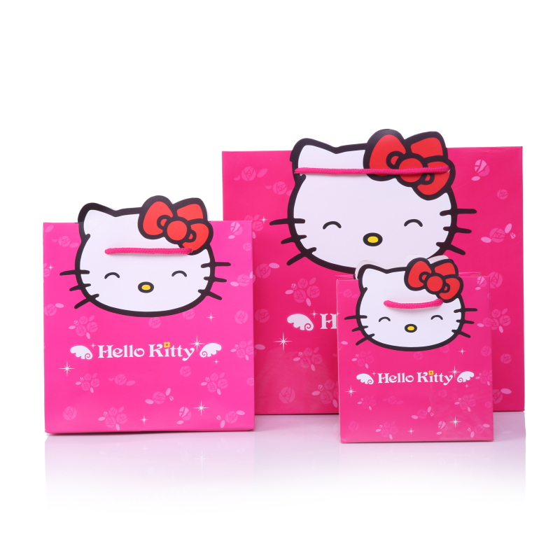 新款创意猫礼品袋 可爱卡通礼物袋宝宝生日回礼手提袋现货