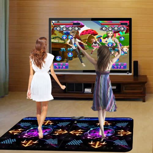 新款超高清插卡双人跳舞毯无限下载电视电脑两用加厚跳舞机包邮