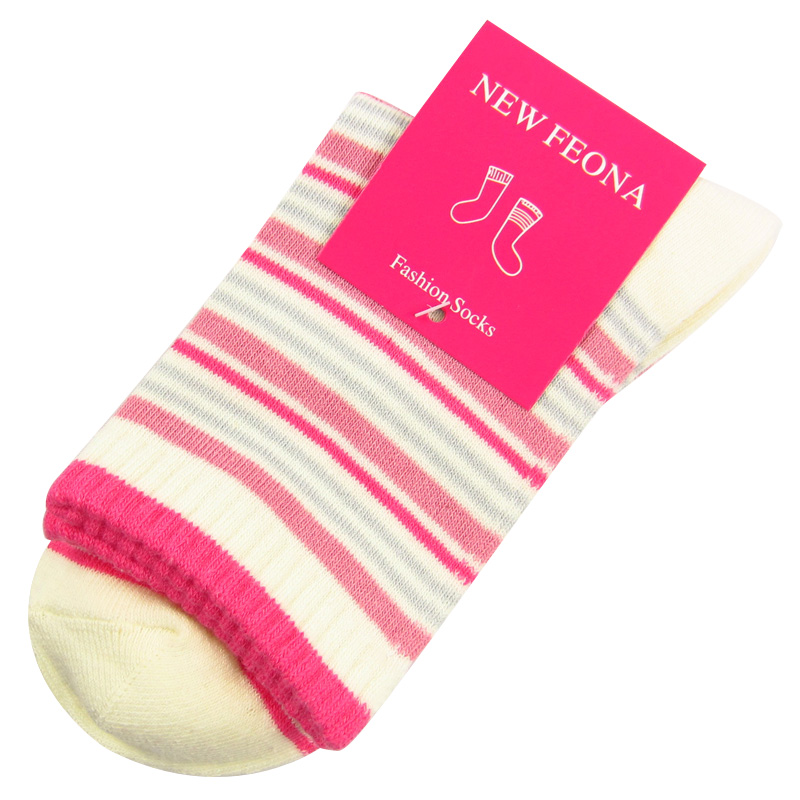 New Feona 日系女士棉袜 女人女袜子 韩国可爱短袜 8双包邮