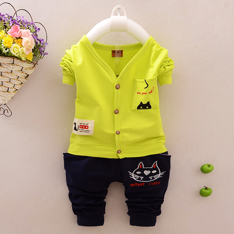 1-2-3岁男女童装宝宝秋装儿童套装休闲长袖两件套春秋装婴儿衣服
