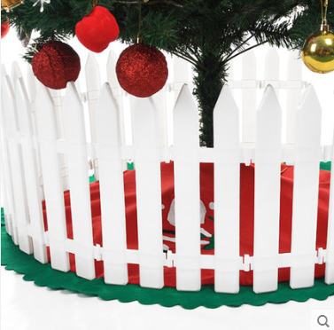 圣诞围栏栅栏 可拼接塑料栅栏篱笆 圣诞树装饰婚庆 绿化布置 批发