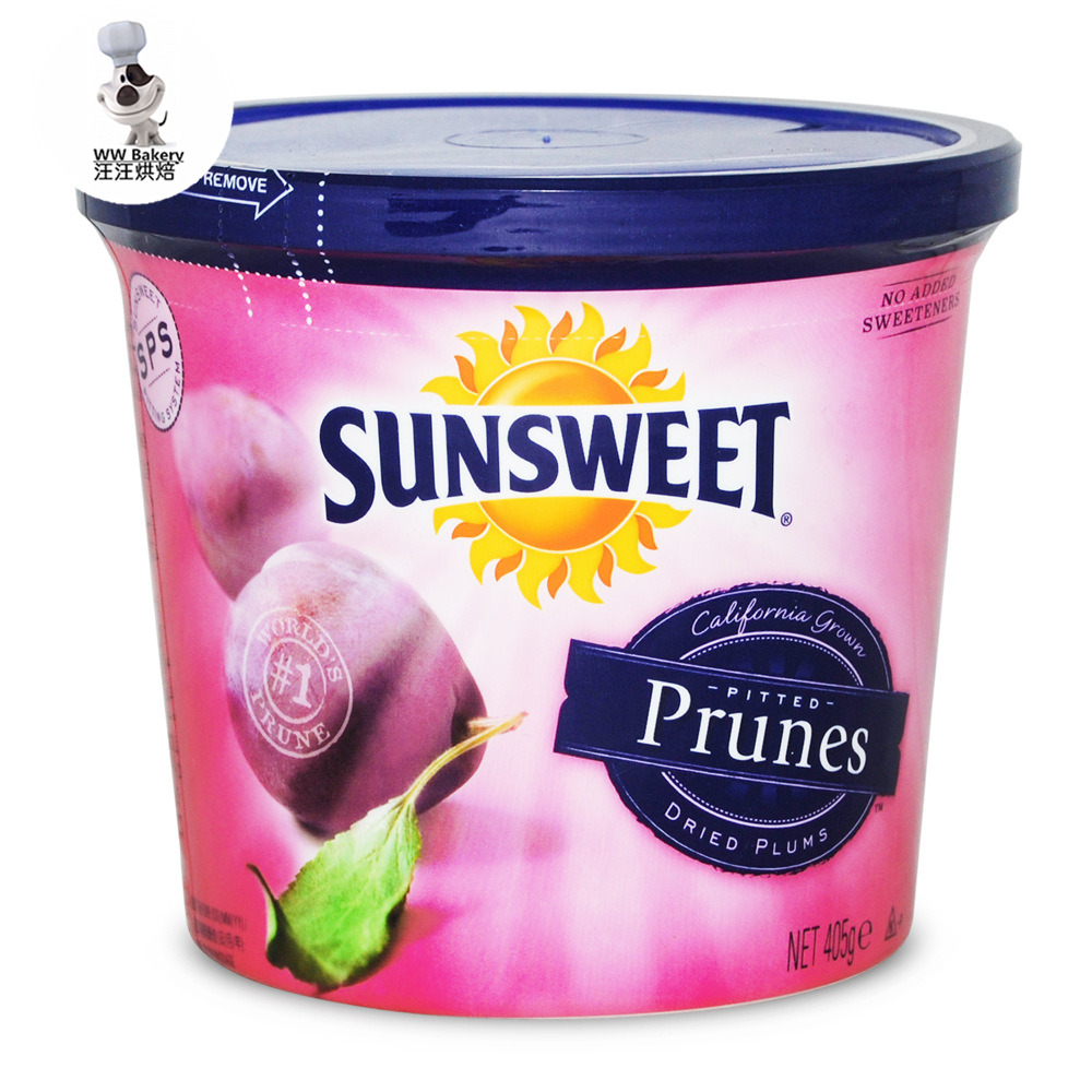 Sunsweet日光牌罐装无核西梅405g 美国进口 休闲美食果脯健康食品