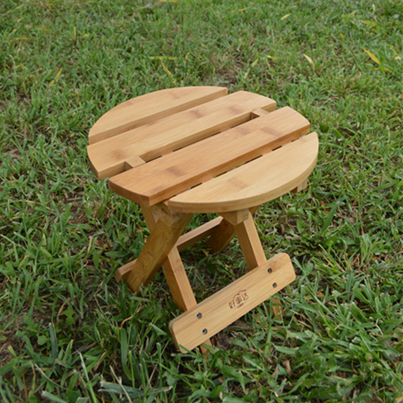 好事达楠竹折叠凳子便携式竹木小马扎实木钓鱼凳成人儿童小板凳