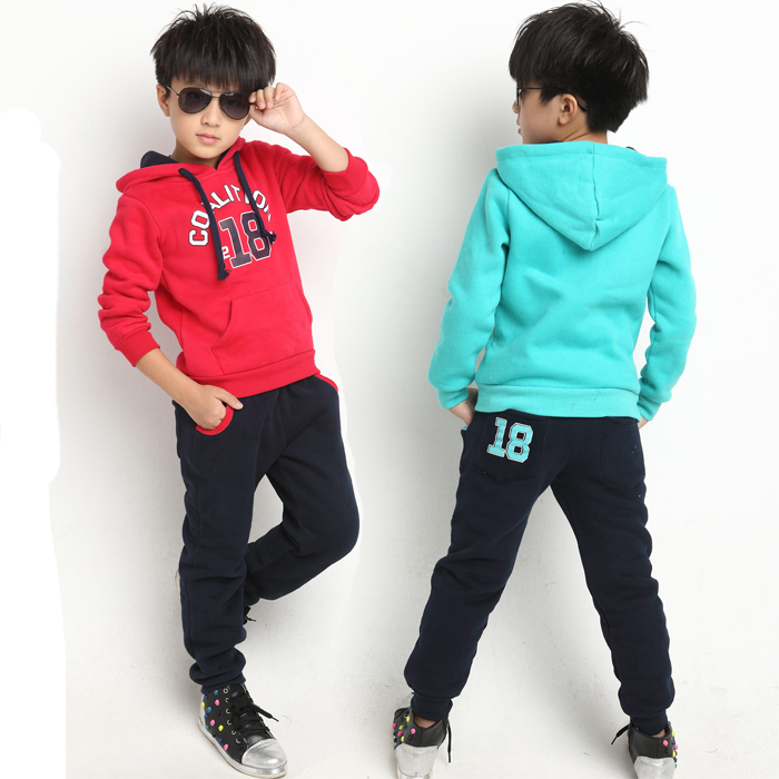 【天天特价】秋装韩版中小童装男孩子衣服 儿童长袖运动套装休闲