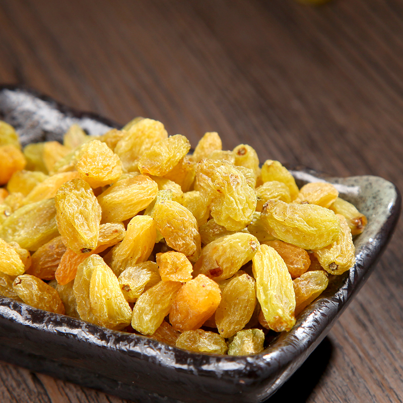 树上黄葡萄干500g 新疆吐鲁番葡萄干 提子零食干果蜜饯特产大无籽