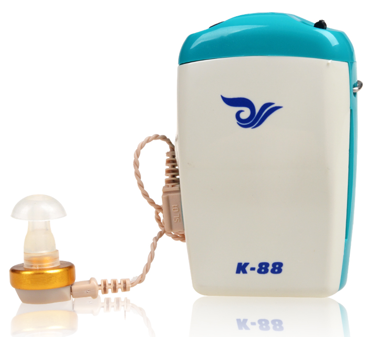 馨尔康老人助听器 K88超大声重度盒式机有线120分贝馨尔康k88包邮