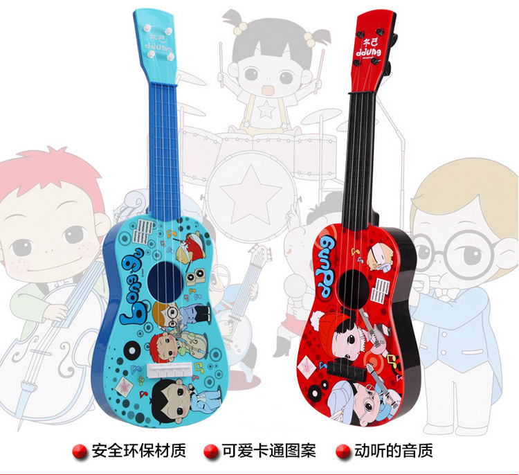韩国正版DDUNG冬己 学生幼儿男女小孩玩具 趣味乐器 儿童吉他玩具