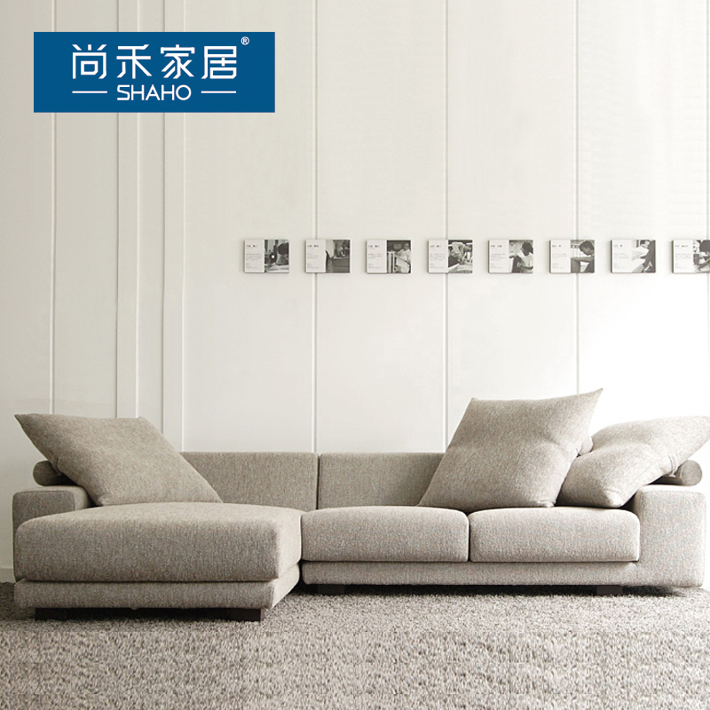 日式沙发小户型组合北欧客厅转角布艺沙发简约贵妃组合可拆洗定制