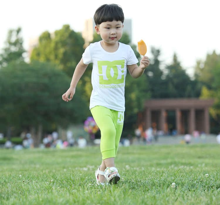 童装男童套装夏季2016韩版潮宝宝儿童套装女童两件套短袖套装新