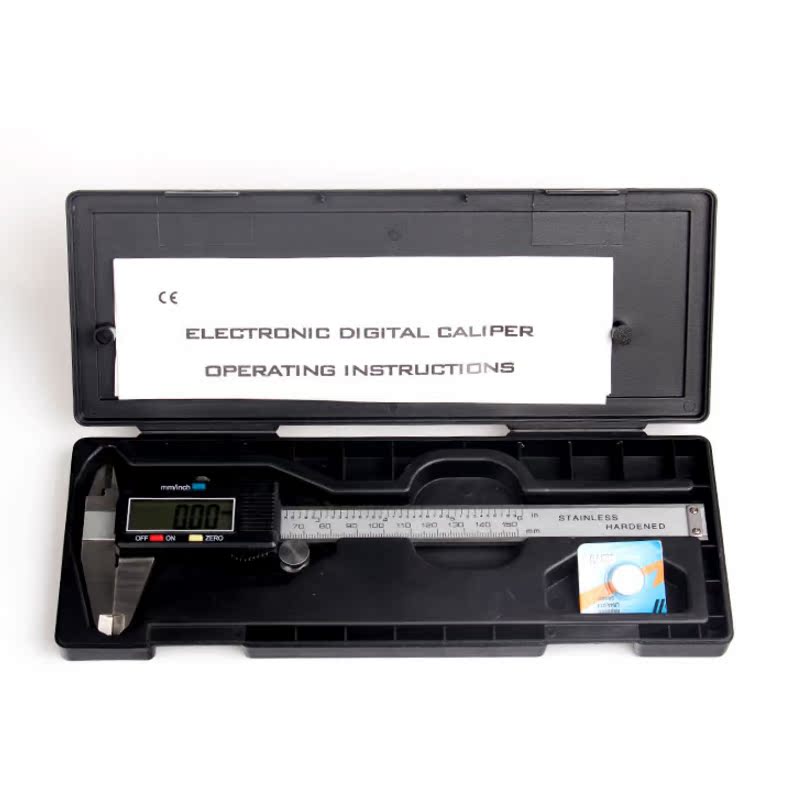电子数显标准卡尺游标卡尺测量内径外径长度150mm精确度0.01包邮