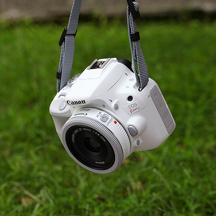 【国内现货】Canon/佳能100D单反套机白色单反kissX7佳能100d相机
