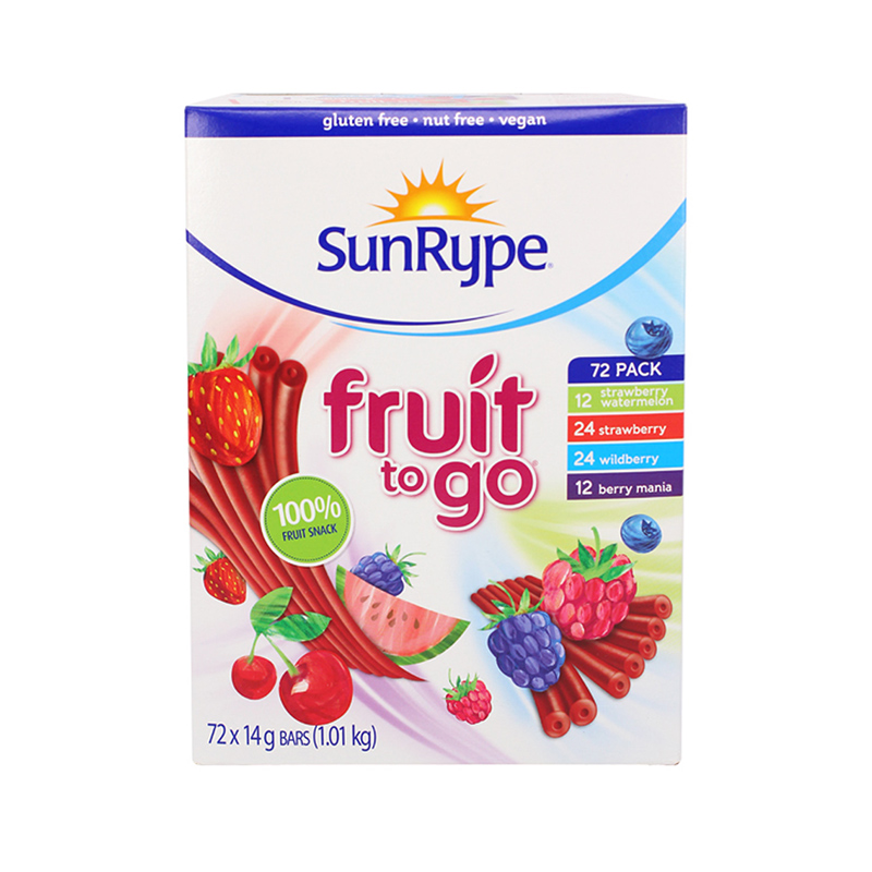加拿大代购SunRype果丹皮宝宝零食水果片果肉条 富含VC 口味随机