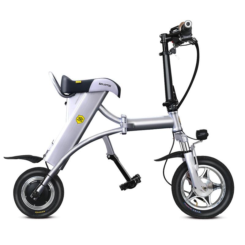 Solomo索罗门L1锂电池助力电动避震电瓶代步驾滑板成人自行单车
