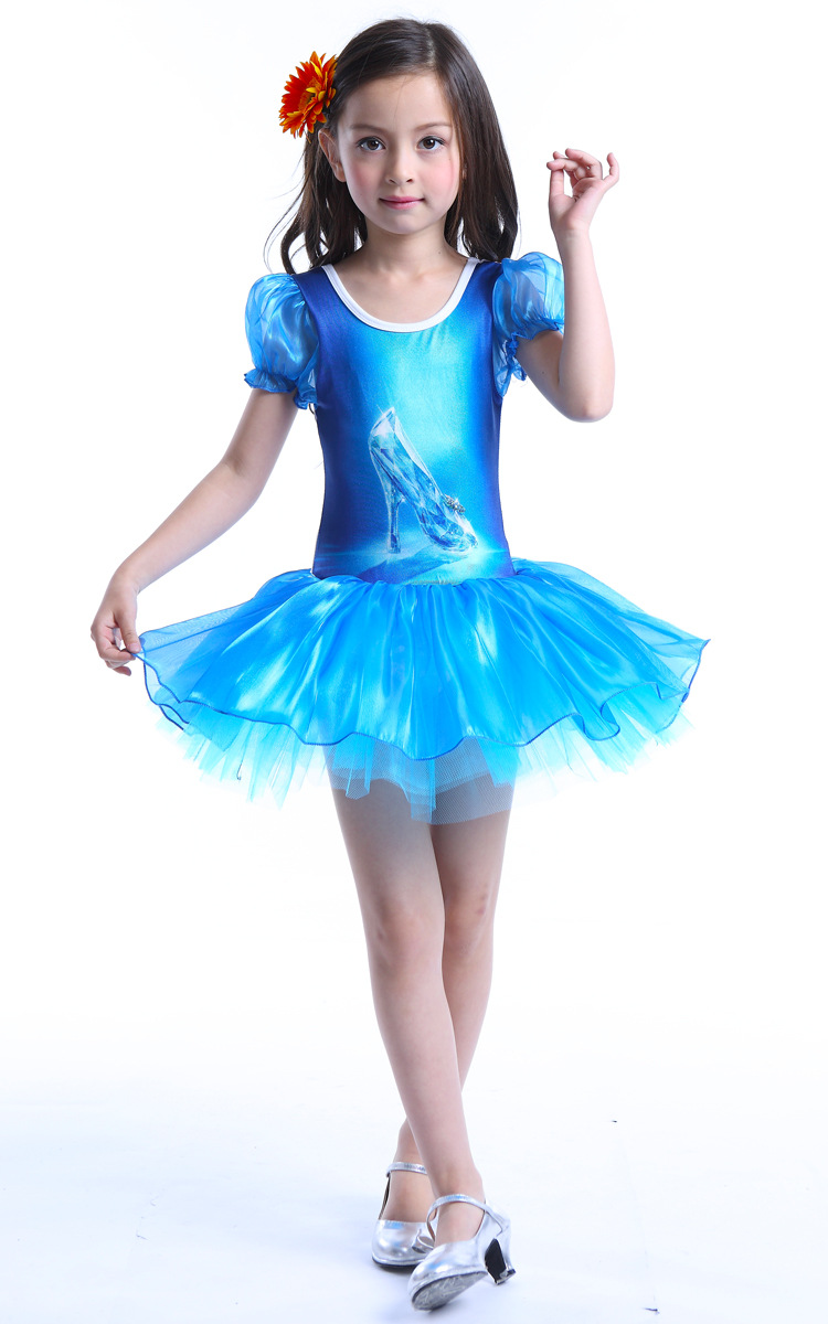 2016夏款幼儿童芭蕾舞裙练功服表演出服美人鱼女童连体舞蹈服装裙