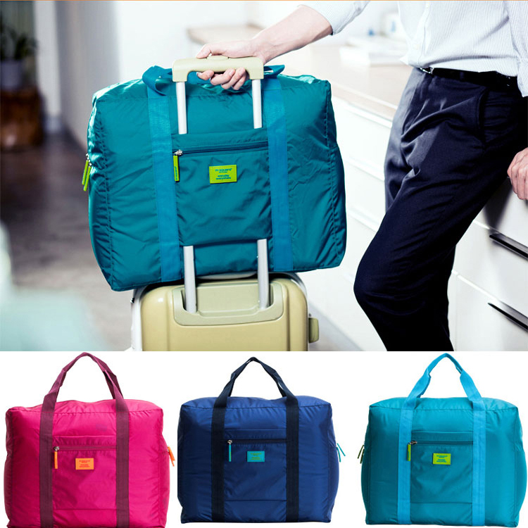 韩版折叠式多功能旅行收纳包可套拉杆箱 男大容量便携衣物手提袋