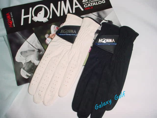 Honma高尔夫手套 超纤仿皮男士高尔夫左手手套 耐用实惠日本代购