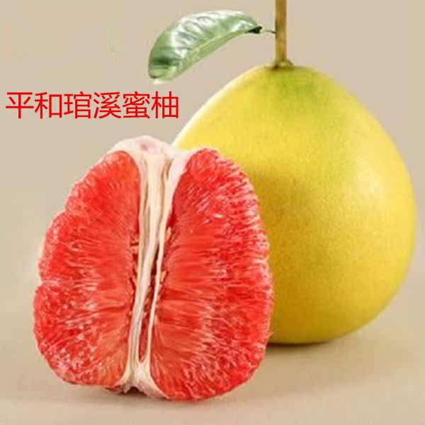 （红肉）福建漳州平和琯溪蜜柚柚子pk台湾文旦柚广西沙田柚