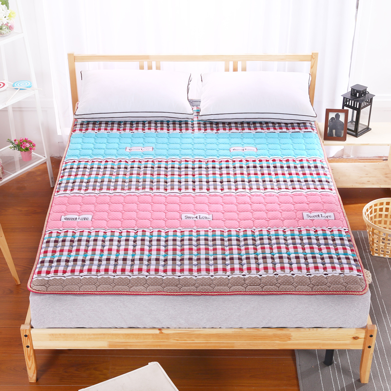 可折叠四季床垫寝室薄床褥榻榻米床护垫被褥子1.2/1.5m1.8米水洗