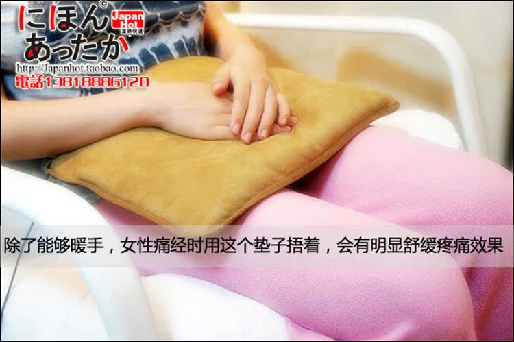 日本碳晶远红外无辐射温热电热 抱着/靠垫/坐垫/座垫 电暖温热敷
