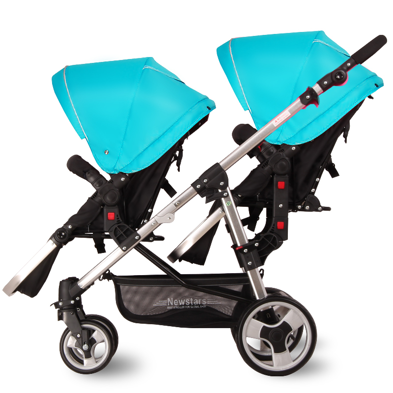 Newstars新星 婴儿推车可躺可坐双胞胎婴儿手推车前后高景观