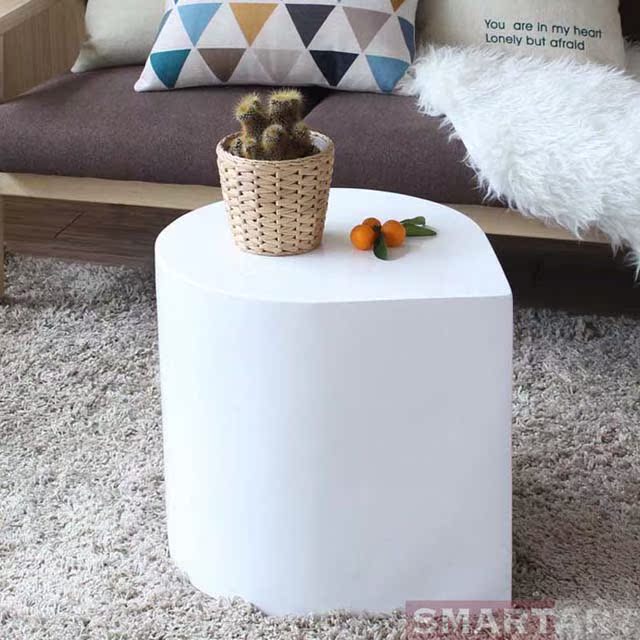 创意水滴移动沙发小边几角几 现代简约可组合小户型小家具小茶几