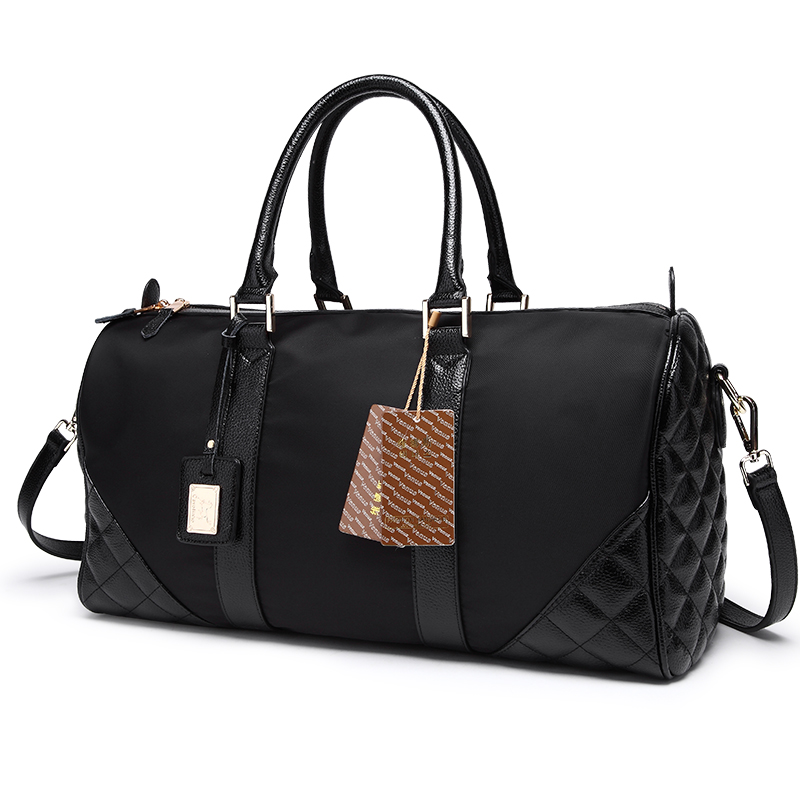 2016新款真皮手提包斜挎旅行包大容量旅行袋男女折叠登机包行李包