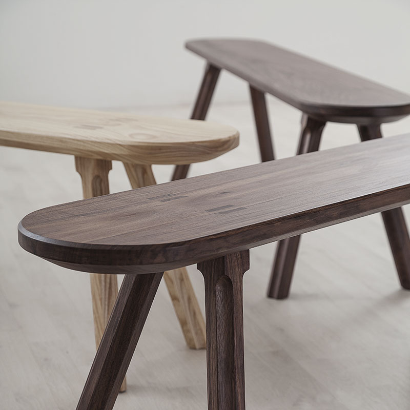 【厌式房间】实木长凳板凳条凳餐凳换鞋凳简约北欧原创家具设计