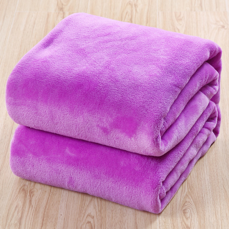 毛毯冬季加厚单人双层盖毯披毯法兰绒法莱绒毛毯珊瑚绒毯子空调毯