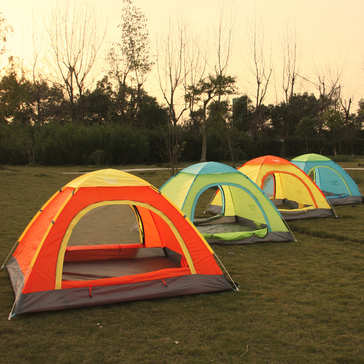 2秒速开tent 户外帐篷 3—4全自动帐篷 家庭双人多人 折叠帐篷