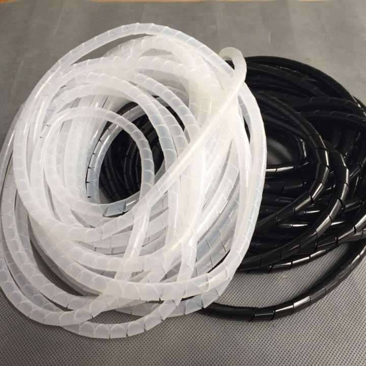 买1送1电线缠绕管绕线管包线管4-30mm长虹螺旋塑料缠绕带黑色白色