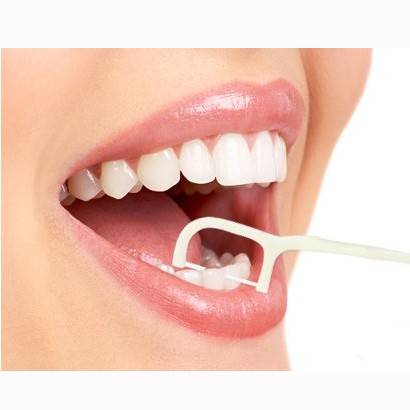竹家庄牙线签超细耐磨40支牙签不起毛牙线棒带钩洁牙缝不伤牙齿