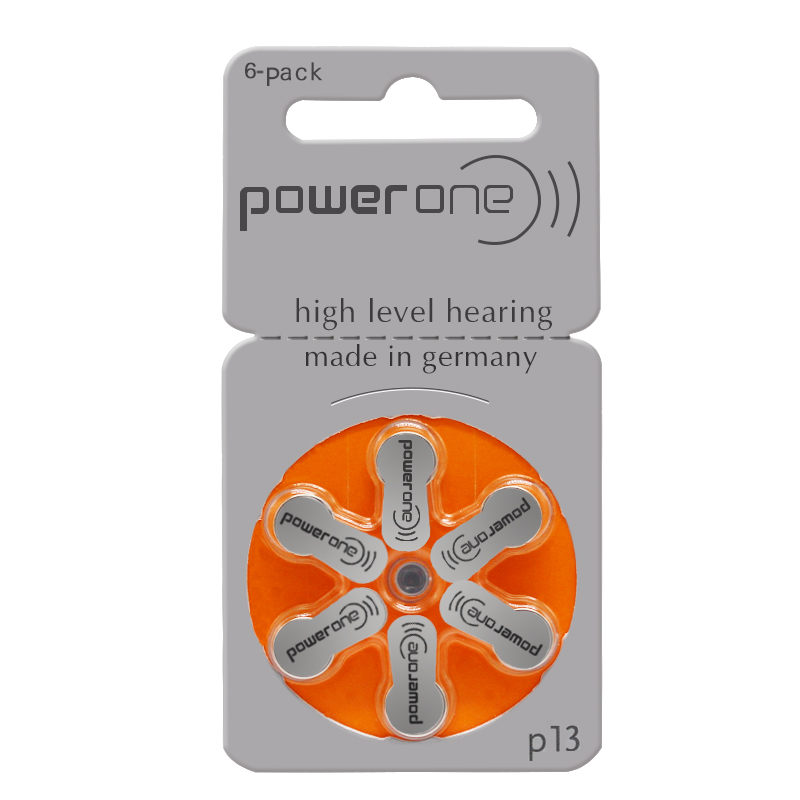 进口助听器电池A13原装德国电池13 锌空气电池PR48 power one P13