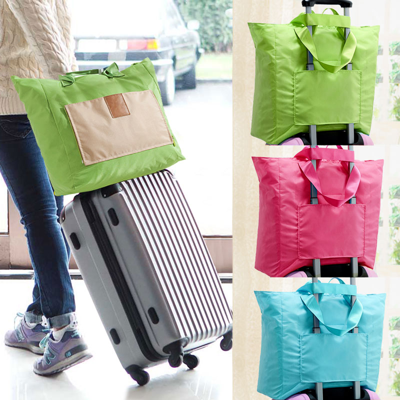环保购物袋涤纶防水超大衣物整理手提收纳袋折叠便携旅行袋可订制