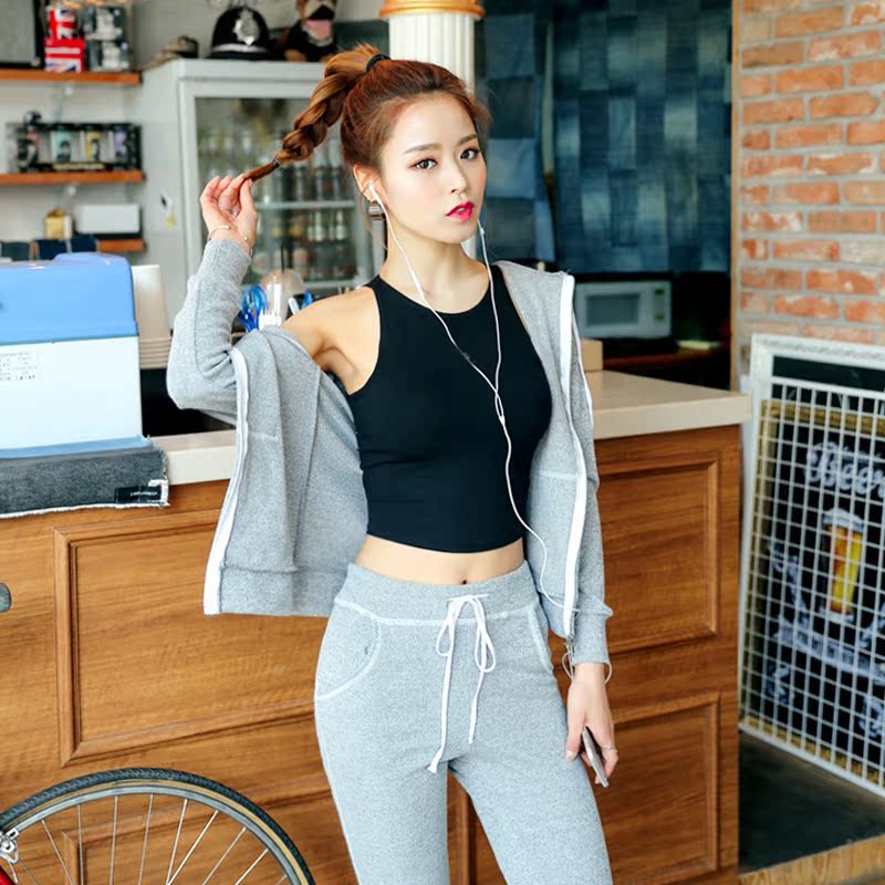 2016韩版短款高腰露脐针织背心女紧身外穿无袖针织衫t恤