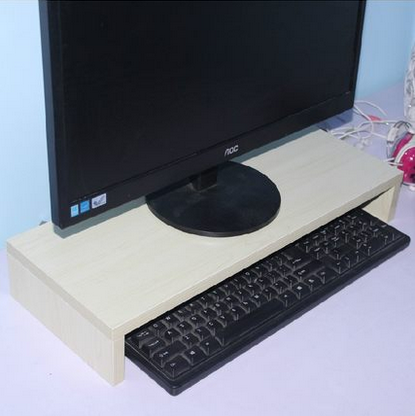 包邮液晶电脑显示器单层桌面增高托架底座支架键盘置物收纳护颈架