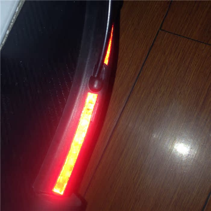 电动独轮车反光条电动滑板车发光贴电动滑板车配件警示条荧光贴