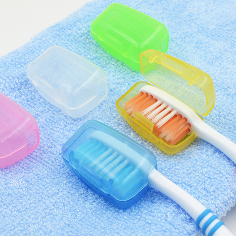 牙刷头套 创意旅行便携式套件 防尘罩无菌卫生户外牙具套盒 1个装