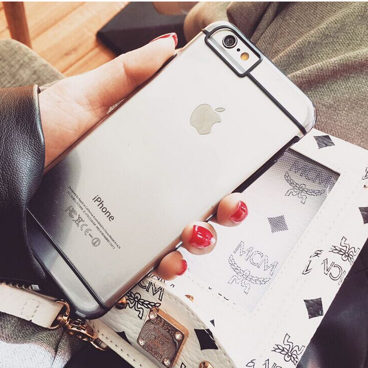 香港简约潮牌iPhone6手机壳个性创意6plus透明壳保护套潮男女硬壳