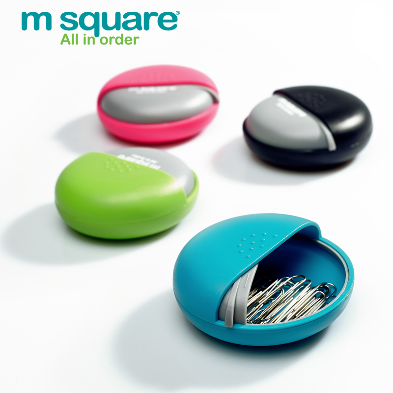 m square 旅行家居药品硬币收纳盒 耳机绕线盒 针线配件整理盒