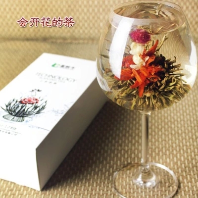 2016年新茶工艺花茶16种造型手工艺花茶球观赏艺术会开花的茶包邮