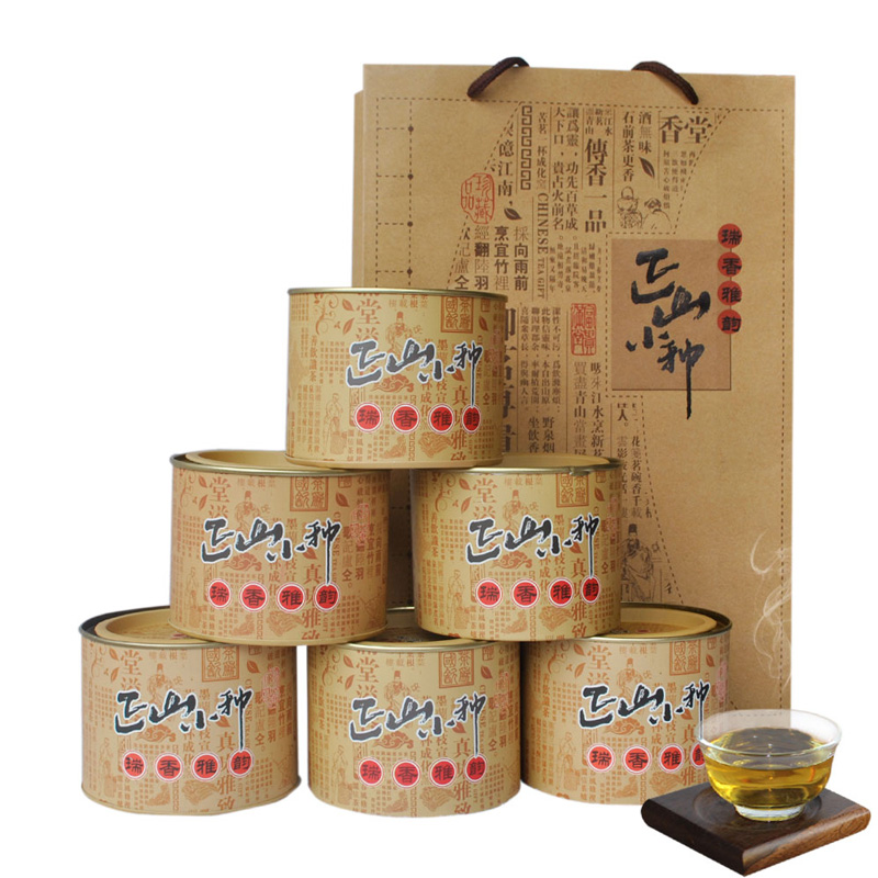 武夷山正山小种红茶大份量600克  精美礼盒装礼袋装