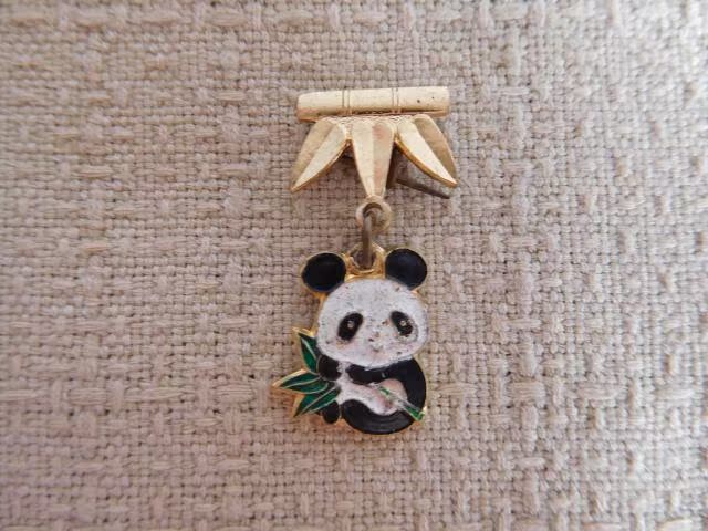 70-80年代物品 大熊猫 徽章 纪念章 旅游纪念章 胸针 老胸针 小款