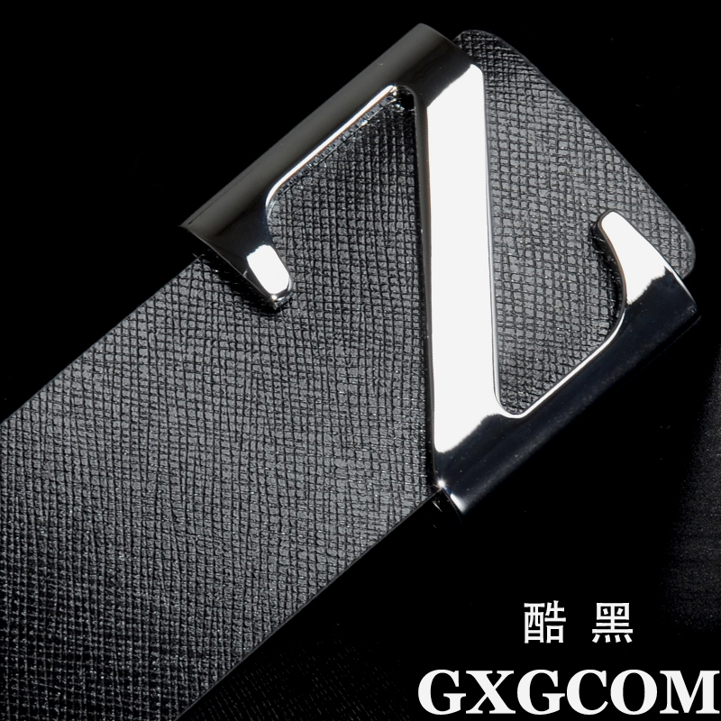 新品牌男士皮带GXG COM专柜正品名牌腰带真皮ck高档牌子欧范简约B