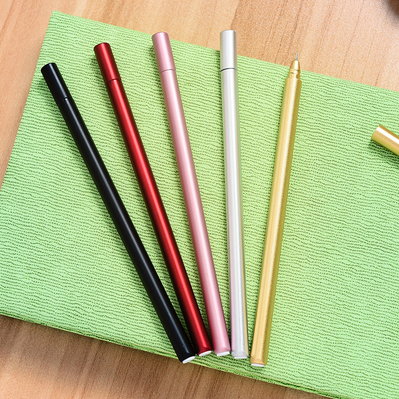 中性笔水笔签字笔水性笔黑笔 韩国可爱创意简约文具学习用品0.5