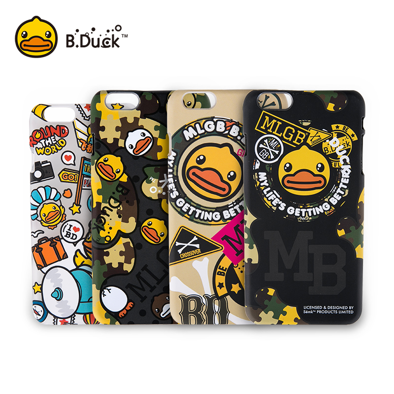 B.Duck小黄鸭iPhone6手机壳苹果 6/6P/6s手机壳卡通保护壳